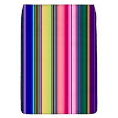 Pastel Colors Striped Pattern Removable Flap Cover (l) by Pakjumat