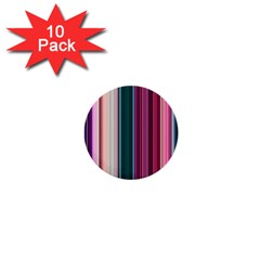 Vertical Line Color Lines Texture 1  Mini Buttons (10 Pack)  by Pakjumat