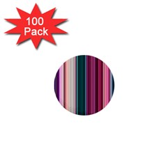 Vertical Line Color Lines Texture 1  Mini Buttons (100 Pack)  by Pakjumat