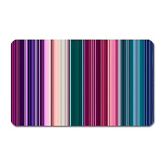 Vertical Line Color Lines Texture Magnet (rectangular) by Pakjumat