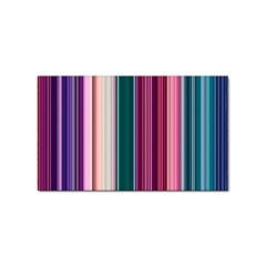 Vertical Line Color Lines Texture Sticker Rectangular (100 Pack) by Pakjumat