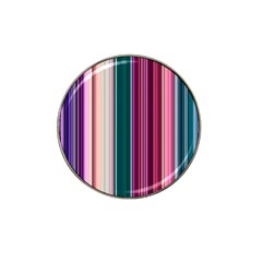 Vertical Line Color Lines Texture Hat Clip Ball Marker by Pakjumat