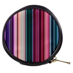 Vertical Line Color Lines Texture Mini Makeup Bag by Pakjumat