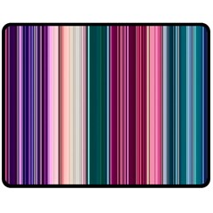 Vertical Line Color Lines Texture Fleece Blanket (medium) by Pakjumat