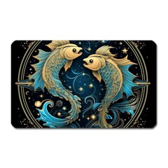 Fish Star Sign Magnet (rectangular) by Pakjumat