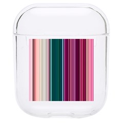 Vertical Line Color Lines Texture Hard Pc Airpods 1/2 Case by Pakjumat