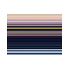 Horizontal Line Strokes Color Lines Premium Plush Fleece Blanket (mini) by Pakjumat