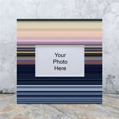 Horizontal Line Strokes Color Lines White Box Photo Frame 4  X 6  by Pakjumat