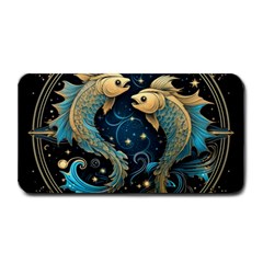 Fish Star Sign Medium Bar Mat by Pakjumat