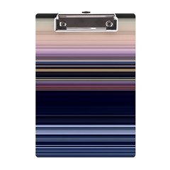 Horizontal Line Strokes Color Lines A5 Acrylic Clipboard by Pakjumat