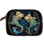 Fish Star Sign Digital Camera Leather Case Front