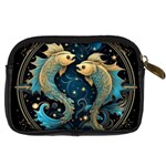 Fish Star Sign Digital Camera Leather Case Back