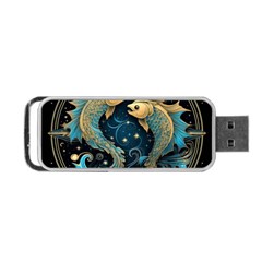 Fish Star Sign Portable Usb Flash (one Side) by Pakjumat