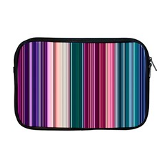 Vertical Line Color Lines Texture Apple Macbook Pro 17  Zipper Case by Pakjumat