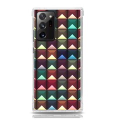 Diamond Geometric Square Design Pattern Samsung Galaxy Note 20 Ultra Tpu Uv Case by Pakjumat