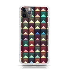 Diamond Geometric Square Design Pattern Iphone 11 Pro Max 6 5 Inch Tpu Uv Print Case by Pakjumat