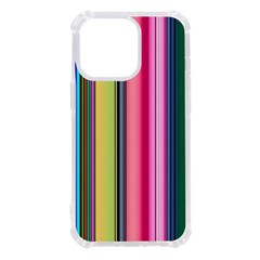 Pastel Colors Striped Pattern Iphone 13 Pro Tpu Uv Print Case by Pakjumat