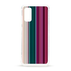 Vertical Line Color Lines Texture Samsung Galaxy S20 6 2 Inch Tpu Uv Case by Pakjumat