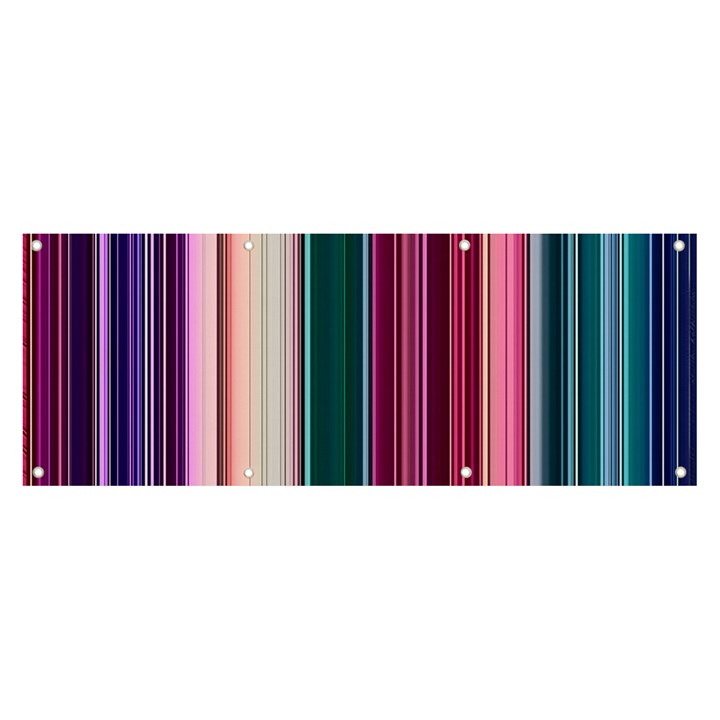 Vertical Line Color Lines Texture Banner and Sign 8  x 3 