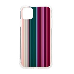 Vertical Line Color Lines Texture Iphone 11 Tpu Uv Print Case by Pakjumat