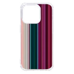 Vertical Line Color Lines Texture Iphone 14 Pro Tpu Uv Print Case by Pakjumat