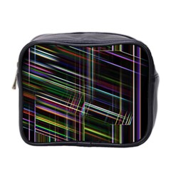 False Prismatic Black Background Mini Toiletries Bag (two Sides) by Pakjumat