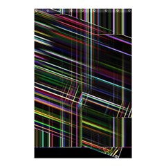 False Prismatic Black Background Shower Curtain 48  X 72  (small)  by Pakjumat