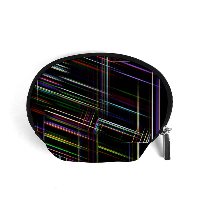 False Prismatic Black Background Accessory Pouch (Small)