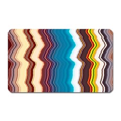 Line Vertical Lines Color Lines Magnet (rectangular) by Pakjumat