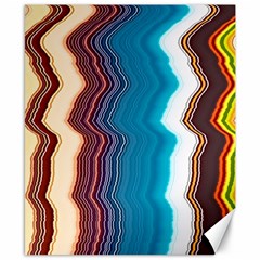 Line Vertical Lines Color Lines Canvas 8  X 10  by Pakjumat