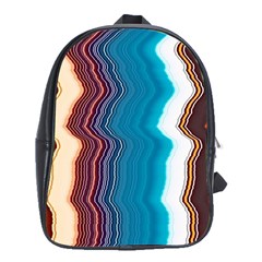 Line Vertical Lines Color Lines School Bag (xl) by Pakjumat