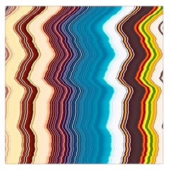 Line Vertical Lines Color Lines Square Satin Scarf (36  X 36 ) by Pakjumat