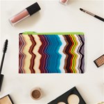 Line Vertical Lines Color Lines Cosmetic Bag (XS) Front