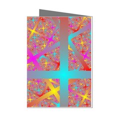 Geometric Abstract Colorful Mini Greeting Cards (pkg Of 8) by Pakjumat