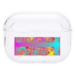 Geometric Abstract Colorful Hard Pc Airpods Pro Case by Pakjumat