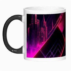 Synthwave City Retrowave Wave Morph Mug