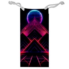 Synthwave City Retrowave Wave Jewelry Bag