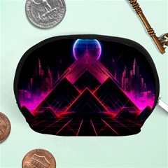 Synthwave City Retrowave Wave Accessory Pouch (Medium)