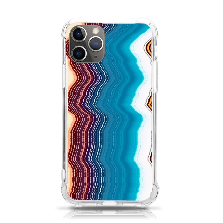 Line Vertical Lines Color Lines iPhone 11 Pro 5.8 Inch TPU UV Print Case