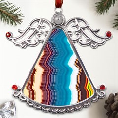 Line Vertical Lines Color Lines Metal Angel With Crystal Ornament by Pakjumat