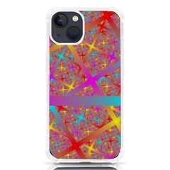 Geometric Abstract Colorful Iphone 13 Tpu Uv Print Case by Pakjumat