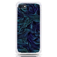 Abstract Blue Wave Texture Patten Iphone Se by Pakjumat