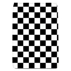 Black White Checker Pattern Checkerboard Removable Flap Cover (s) by Pakjumat