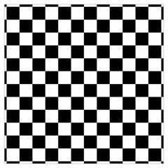 Black White Checker Pattern Checkerboard Lightweight Scarf 