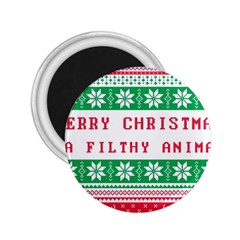 Merry Christmas Ya Filthy Animal 2 25  Magnets by Pakjumat