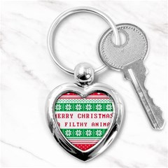 Merry Christmas Ya Filthy Animal Key Chain (heart) by Pakjumat