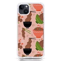 Japanese Street Food Soba Noodle In Bowl Iphone 14 Plus Tpu Uv Print Case by Pakjumat