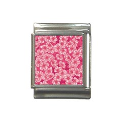 Cute Pink Sakura Flower Pattern Italian Charm (13mm) by Pakjumat