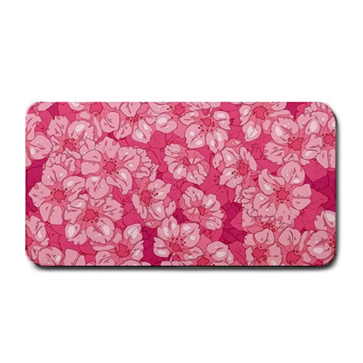 Cute Pink Sakura Flower Pattern Medium Bar Mat