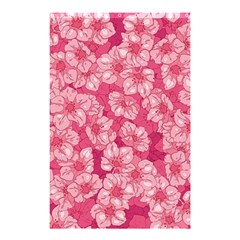 Cute Pink Sakura Flower Pattern Shower Curtain 48  X 72  (small)  by Pakjumat